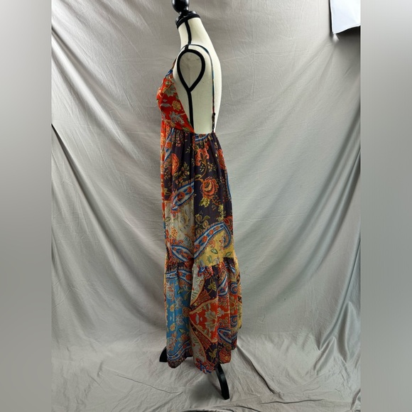 Boho Paisley, Floral Printed Cami Dress - Picture 7 of 8